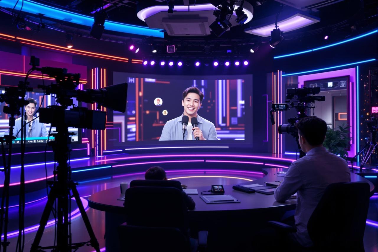 签约演员线上直播互动